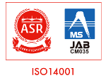 ISO14001認証取得